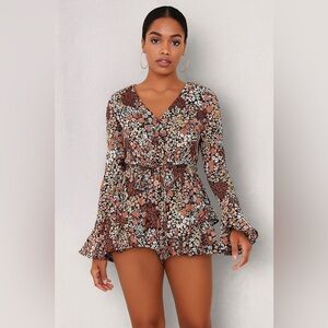 Francesca's Collections floral romper